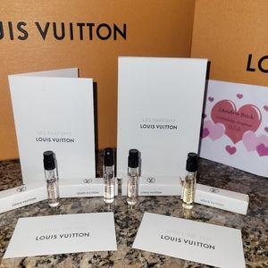 Louis Vuitton 4 Perfume Parfums Samples & Gift Box
